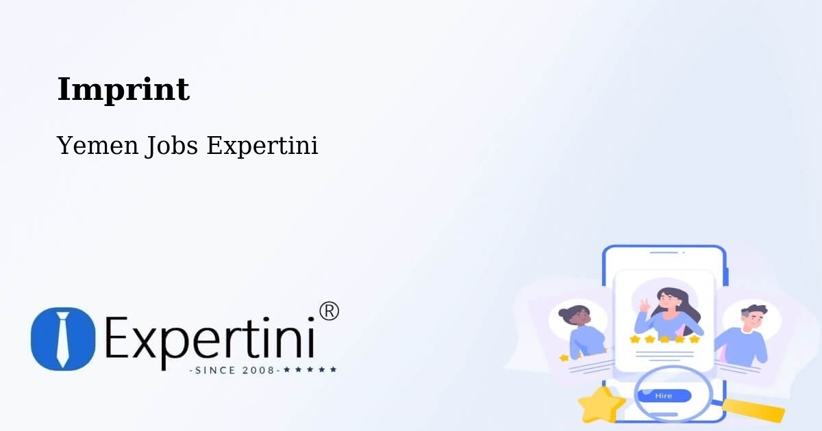 Imprint – Ain - Yemen Jobs Expertini